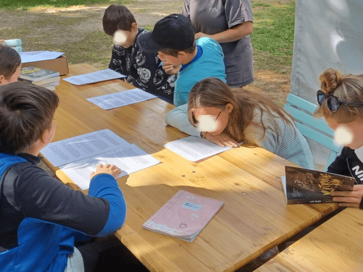 Atelier d'écriture au camping